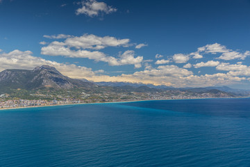 Aerial View of Alanya in Turkey