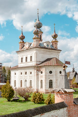 Fototapeta na wymiar Cathedral of Monastery of Michael Archangel in Yuryev-Polsky, Vladimir Region, Russia