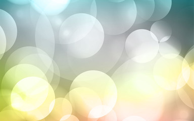 Abstract Bokeh circle background