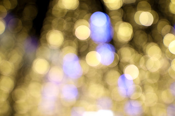 Obraz premium Lights of night bokeh as abstract background