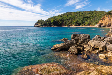 Adriatic coast near Budva, Montenegro