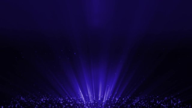 Particles blue  glitter awards dust abstract background looped 