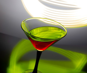 Wine in a glass on a beautiful background