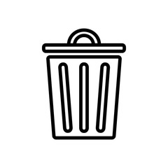 trash can - dust bin icon