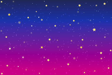 The Stars in the Colorful Sky