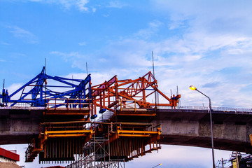 cranes at the port