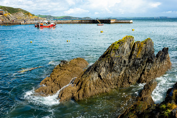 Mevagissey fishing village in Cornwall