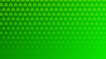 Abstract halftone background of small symbols in green colors