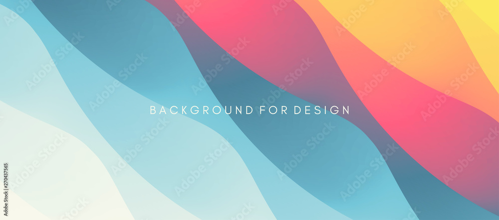Wall mural abstract background with dynamic effect. modern pattern. vector illustration for design.