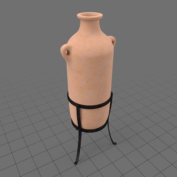 Roman amphora on stand 2