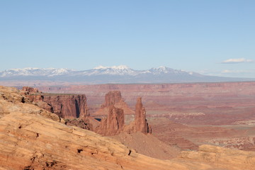 paysage canyonlands national park, utah ,état unis