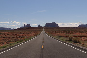 forrest gump point ,road trip monument valley 