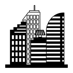Obraz premium skyscrapers city urban buildings exterior