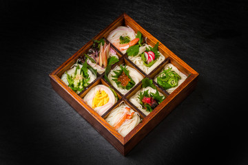 そうめん　ひやむぎ　Japanese very thin noodle(Somen)