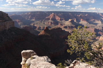 vue panoramique sur le grand canyon , état unis ,arizona  