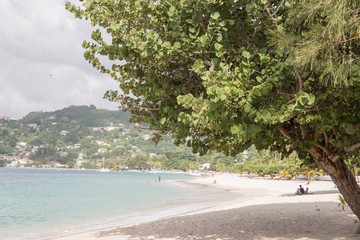 Grand Anse beach Grenada Caribbean sea