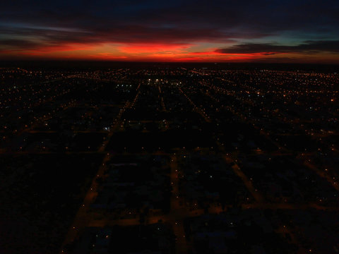Atardecer en Rafaela, Santa Fe, Argentina