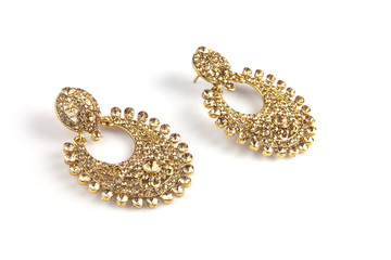 Indian Traditional Gold Earrings