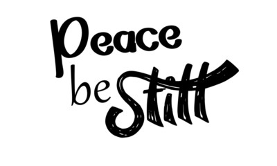 Biblical Phrase, typography for print or use as poster, card, flyer or T shirt