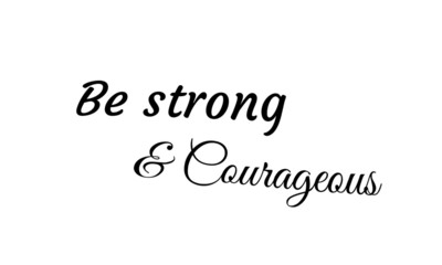 Biblical Phrase, typography for print or use as poster, card, flyer or T shirt