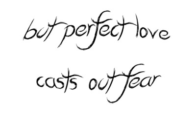 Biblical Phrase, typography for print or use as poster, card, flyer or T shirt