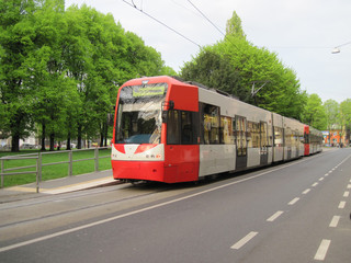 Fototapeta na wymiar Cologne light rail