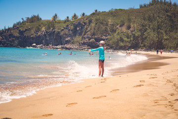 girl on the beach