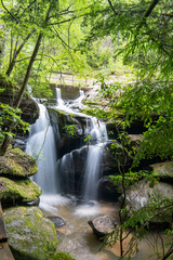 Fototapeta premium Rainbow Falls in Dismal's Canyon, Alabama