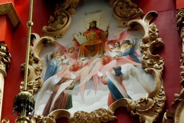 christmas decoration on white background