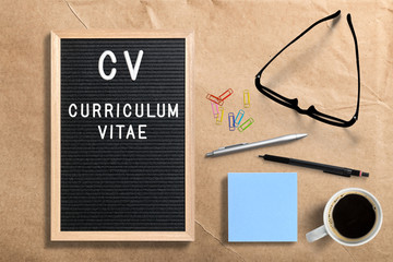 Letter board with the message 