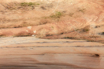 background from layers of sedimentary sandstone rock