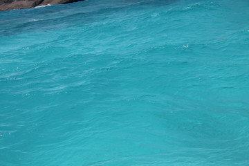 Naklejka premium seychelles ocean private island beach