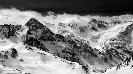 Fototapeta premium Stubai glacier , Austria , Alps