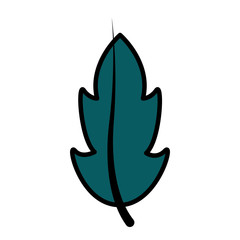 green leaf botanical foliage icon