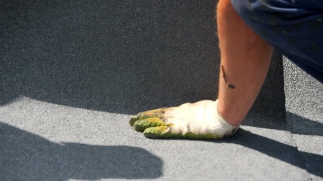 Soft roof. Laying roofing material, roofing material.