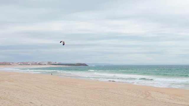 kate surfing in Portugal, Peniche