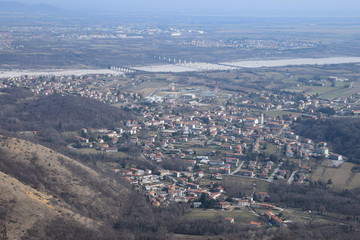 Montereale Valcellina - vista dall'alto