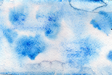 Hand drawn watercolor abstract background