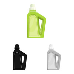 Vector illustration of household and chemicals sign. Collection of household and bottle  vector icon for stock.