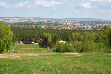View of the city of Kielce from the 