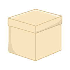 closed box icon vector illustration