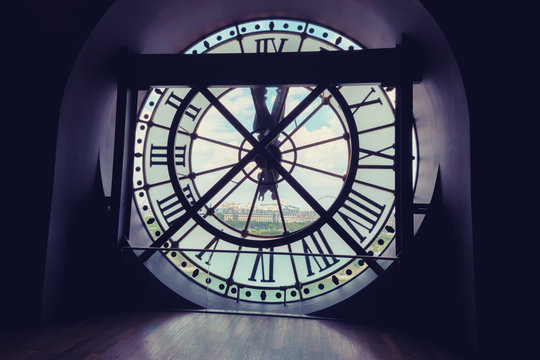 behind the Musée D’Orsay Clock