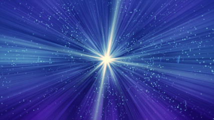 abstract background with rays and stars