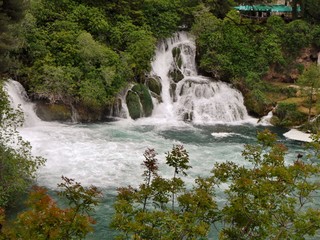 Wasserfälle im Naturschutzgebiet Krka