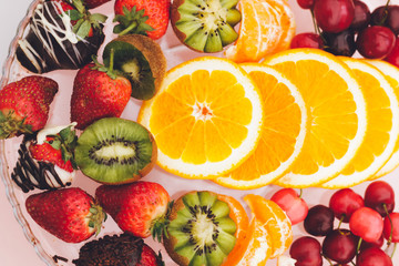 Fresh fruit catering table