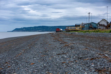 Rocky coast of Homer, Alaska 