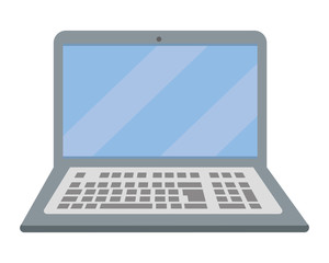 laptop icon cartoon vector illustration