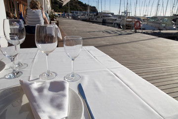 Table restaurant Altean Alicante province Spain