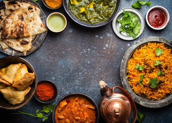Authentic Indian dishes and snacks
