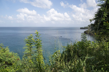 Fototapeta na wymiar Grenada landscape Caribbean sea